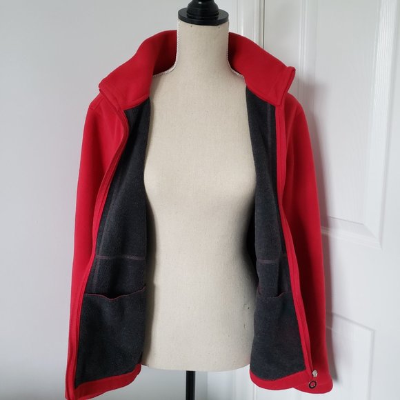 Telluride Clothing Co. Red Full Zip Fleece Jacket - Picture 5 of 6